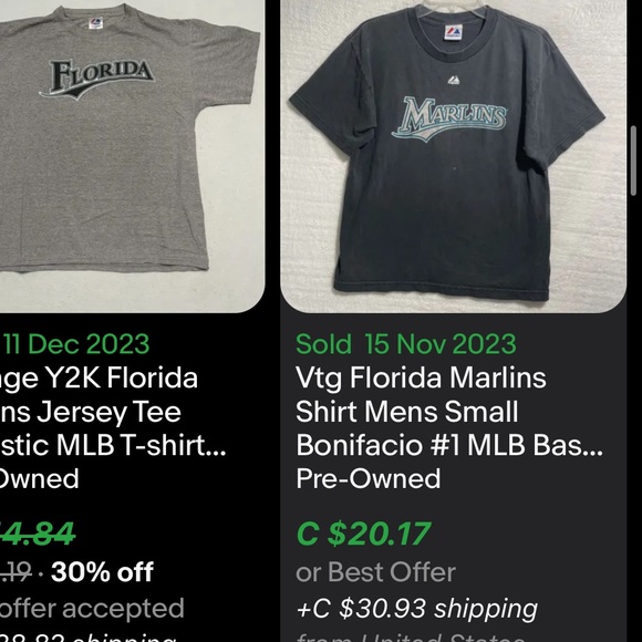 Vintage Flordia Marlins T-Shirt / Large / MLB - Picture 8 of 8